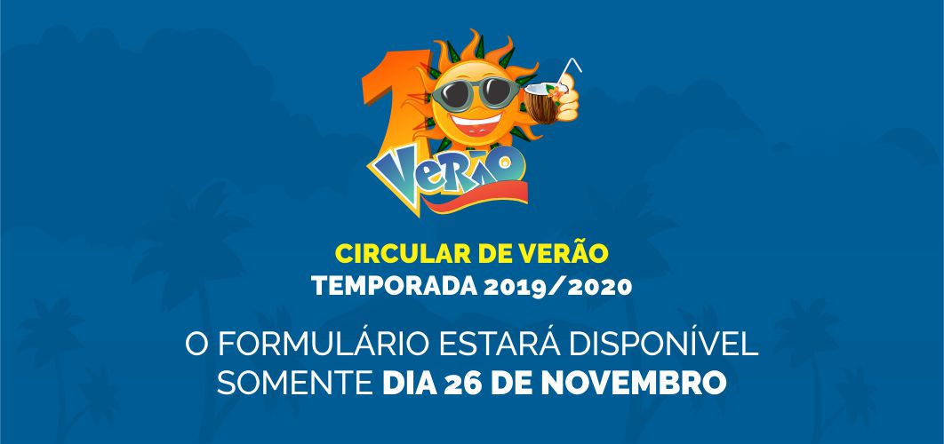 Circular de Verão Temporada 2019/2020